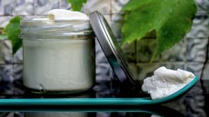 frozen strained yogurt / sweetened labneh ice cream