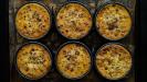 triple-moussaka (with the braised & shredded «kokkinisto» triple-meat sauce)