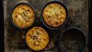 triple-moussaka (with the braised & shredded «kokkinisto» triple-meat sauce)