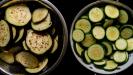 triple-moussaka (with the braised & shredded «kokkinisto» triple-meat sauce)