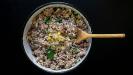 extra tart green cabbage rolls with meat & rice stuffing