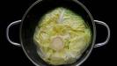 extra tart green cabbage rolls with meat & rice stuffing