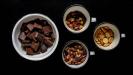 halloween (at home) sweet & salty chocolate clusters