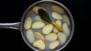 oven-baked salt cod with vegetables & chickpeas