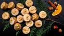 spiced orange & hazelnut christmas cookies