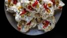 holiday meringues with extra garnishes