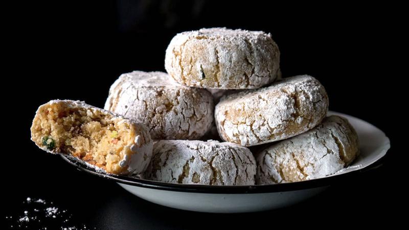 almond & citrus soft amaretti cookies