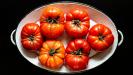 tomates farcies & cuites au thon & fenouil & boulgour