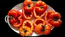 tomates farcies & cuites au thon & fenouil & boulgour