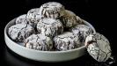 chocolate & peanut chewy amaretti cookies