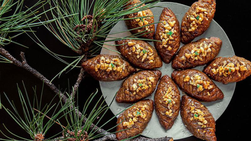 «melomakarona» spice & honey syrup christmas cookies