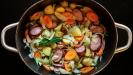 savoy cabbage & smoked sausage soup