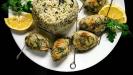 stuffed baby calamari with spinach & ricotta & fennel