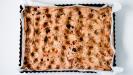 tomato and black olive flatbread
