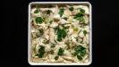 tarte traditionnelle grecque «spanakopita» aux épinards & feta
