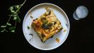 tarte traditionnelle grecque «spanakopita» aux épinards & feta