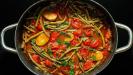 un meilleur «fasolakia lathera» ragoût grec de haricots verts fins