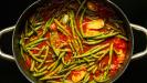 un meilleur «fasolakia lathera» ragoût grec de haricots verts fins