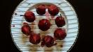 poached pears in red wine & spices