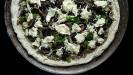 pizza aux champignons rôtis & sa sauce aux champignons rôtis