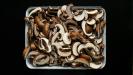pizza aux champignons rôtis & sa sauce aux champignons rôtis