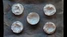 white wine & citrus poached pears pavlovas