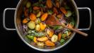 soupe grecque «fakès» aux lentilles & légumes