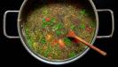 soupe grecque «fakès» aux lentilles & légumes