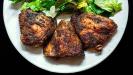 cuisses de poulet rôties avec marinade sèche à la méditerranéenne