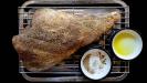 dry-basted & broiled & steamed & roasted leg of lamb