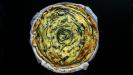 quiche aux courgettes rôties & mozzarella