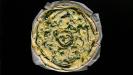 quiche aux courgettes rôties & mozzarella