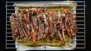 tranches de poitrine d'agneau marinées & braisées & grillées