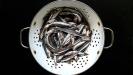 beer-marinated & fried fresh anchovies