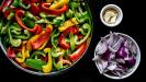 «piperopita» filo rolls with bell peppers & feta cheese