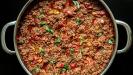 quick & easy «bolognese» sauce with beef & mushrooms