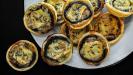 mushroom & brie cheese & béchamel sauce appetizers