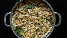 «ragù bianco» pasta sauce with roasted & shredded chicken & creamy eggplant & mushrooms & leeks