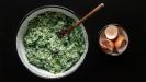 «torta pasqualina» easter pot pie with spinach & ricotta & eggs