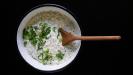 roasted spring onion & whipped feta & yogurt dip
