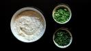 roasted spring onion & whipped feta & yogurt dip