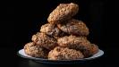 soft & thick cookies with rolled oats & mixed dried fruits & nuts