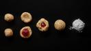 hazelnut & candied cherry stuffed amaretti