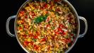 mixed bell peppers pasta sauce (with or without chorizo)