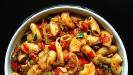 mixed bell peppers pasta sauce (with or without chorizo)