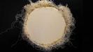 «kataifi galaktoboureko» semolina custard pie with shredded filo filaments crust & syrup