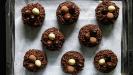 chocolate easter egg nest cakes