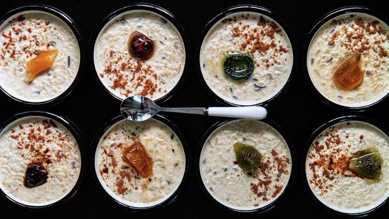rice pudding (with mixed rice varieties)