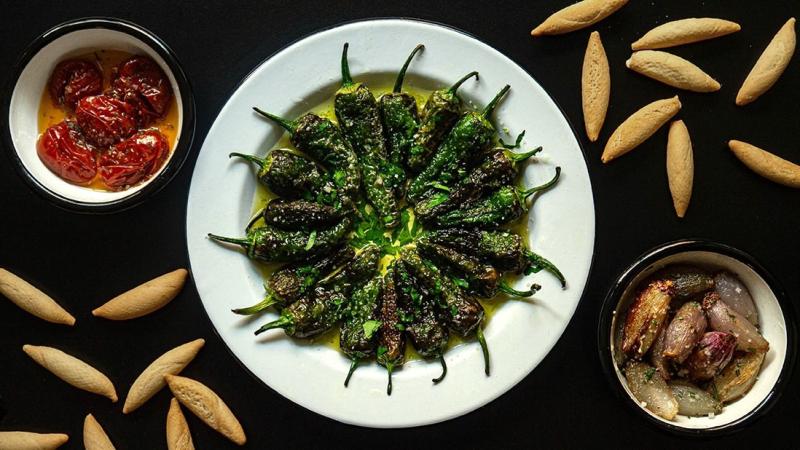 mini poivrons espagnols padrón frits