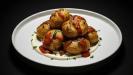 rustic &laquo;patatas bravas&raquo; with baby potatoes & sauces
